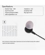 sosnsky T-300 Earphone Universal In-Ear Earbud Wired Hybrid Driver Earphone 3.5mm Bass Sound Microphone Noise Reduction Headphone for iPhone iPad Samsung Smart Phone