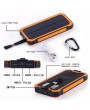 10000mAh Solar Energy Panel Charger 2 USB Ports Rechargeable Power Bank Portable Charger for Smartphone