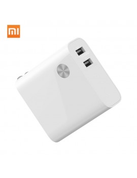 Xiaomi Power Bank Charger 2 in 1 Traveling Charger Charging Adapter Quick Charge US Plug Mobile Phone Fast Charger 5000mAh Powerbank with 2 USB for iPhone Samsung Huawei