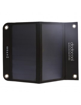 dodocool Portable Foldable 12W 10000mAh Dual USB Solar Charger Power Bank