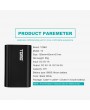 TOMO T3 Portable 18650 Li-ion Battery Charger Dual USB Ports Power Bank with Digital LCD Display for Cellphones
