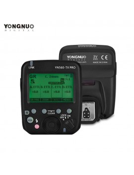YONGNUO YN560-TX PRO 2.4G On-camera Flash Trigger Speedlite Wireless Transmitter with LCD Screen for Canon DSLR Camera for YN862C/YN968C/YN200/YN560III/YN560IV/YN860Li/YN720/YN660/YN685 Speedlite for YN622CII/RF605 Series/RF603II Series/RF602-RX Receiver