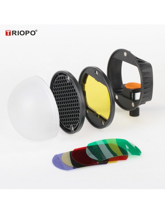TRIOPO Speedlite Flash Light Modifier Accessories Kit