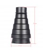 Metal Conical Snoot with Honeycomb Grid 5pcs Color Filter Kit for Bowens Mount Studio Strobe Monolight Photography Flash