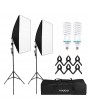 Andoer-2 Photography Studio Cube Umbrella Softbox Light Lighting Tent Kit