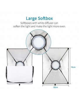 Professinal Studio Photography Softbox LED Light Kit