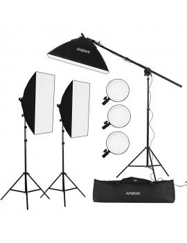 Andoer Studio Photography Softbox LED Light Kit