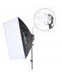 Andoer Studio Photo Video Lighting Kit with 12 * 45W Bulb / 3 * 4in1 Bulb Socket / 3 * Softbox / 3 * Light Stand / 1 * Cantilever Stick / 1 * Carrying Bag
