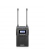 BOYA UHF Dual-Channel 48 Channels Receiver with LCD Display Compatible for BOYA BY-WHM8 Pro Wireless Handheld Microphone/BY-WXLR8 Pro Transmitter/BY-WM8 Pro-K1 & BY-WM8 Pro-K2 Wireless Microphone System