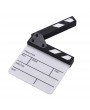 Compact Size Acrylic Clapboard Dry Erase TV Film Movie Director Cut Action Scene Clapper Board Slate