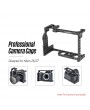 Aluminum Alloy Camera Video Cage Mount Rig Film Movie Making Stabilizer Bracket with Cold Shoe Mount 1/4 Inch Screw Thread for Nikon Z6/Z7
