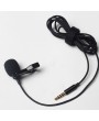 Portable Professional Grade Lavalier Microphone 3.5mm Jack Hands-free Omnidirectional Mic Easy Clip-on Perfect for Recording Live