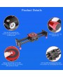 S760 Portable Retractable Track Dolly Slider 50cm Rail Shooting Video Stabilizer 85cm Max Sliding Distance with 1/4