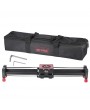 S760 Portable Retractable Track Dolly Slider 50cm Rail Shooting Video Stabilizer 85cm Max Sliding Distance with 1/4