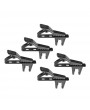 Andoer EY-J06A 5pcs 5mm Wired Lapel Mic Microphone Tie Clip