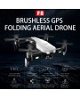 F8 GPS 2K RC Drone Smart Follow Optical Flow Fixed Point Surround Brushless Quadcopter with Bag(Flight time: 23-27min)