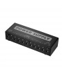 Portable Guitar Effect Power Supply Station Distributor 10 Isolated DC Outputs for 9V/ 12V/ 18V Guitar Effects