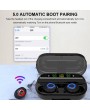 V10 Earphone BT5.0 Earbuds Dual Ear Headphone Stereo In Ear High Definition Headset with Charg-ing Box