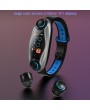 T90 Smart Bracelets BT5.0 Earphone 0.96-Inch TFT Screen Smart Watch