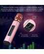 K6 Wireles-s Microphone Karaokes Player Recording Singing Microphone BT4.1 Speaker Treasure Sound Singing Gift Portable Lightweight Birthday Party Xmas Family Gathering for iPhone iPad Android Smart Phone PC