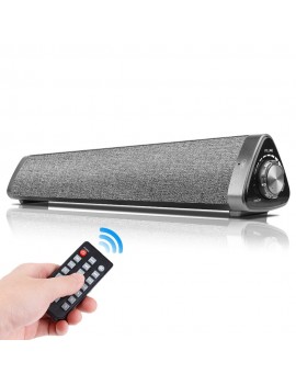 LP-1811 Bluetooth 5.0 Speakers 10W Portable Wireless Speaker TV Soundbar Home Theater 3D Stereo Sound Bar Remote Control AUX IN TF Card Reading USB-DAC for TV Latop PC
