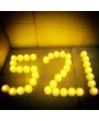 24pcs Simulation Flameless Tea Candles LED Candle Lights for Wedding Anniversary