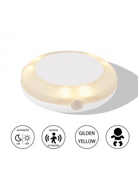 Motion Activated Bed Light LED Under Bed Light, Automatically Turn Off Warm Light