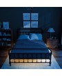 Motion Activated Bed Light LED Under Bed Light, Automatically Turn Off Warm Light