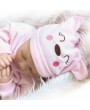 22inch 55cm Reborn Baby Doll Girl PP filling Silicon With Clothes Lifelike Cute Gifts Toy