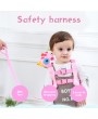 Baby Safety Harness Walker Plush Cartoon Animal Anti-lost Strap Backpacks Shoulder Bag Lion Yellow