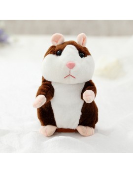 Electric Smart Little Talking Hamster Record Repeat Stuffed Plush Animal Kids Doll 15Cm