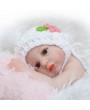 Reborn Baby Doll Girl Baby Bath Toy Full Silicone Body Eyes Close Sleeping Baby doll With Clothes 10inch 25cm Lifelike Cute Gifts Toy