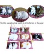 Lovely Simulation Padded Sleeping Cat with Sound Children Plush Stuffed Toy Birthday Gift
