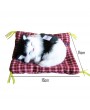 Lovely Simulation Padded Sleeping Cat with Sound Children Plush Stuffed Toy Birthday Gift
