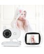 Video Baby Monitor Baby Security Camera With 3.5'' TFT LCD 2 Way Talkback 2.4GHz Digital Infrared Night Vision  Temperature Monitoring System Lullabies CE & FCC Approved White