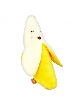 Vocal Sounded Toys Soft Plush False Chili Banana Eggplant Bone Fruit Vegetable Funny Play Toys for Baby Children