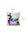 Pillow Cover LED Light Printing 45x45 Linen Pillowcase