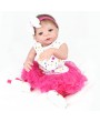22inch 55cm Reborn Baby Doll Girl Full Silicone Doll Baby Bath Toy With Clothes Lifelike Cute Gifts Toy