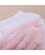 Unisex One-Piece Warm Thick Fleece Siamese Romper Jacket Coat for Baby Boy Girl Kids Toddler Animal Style Autumn & Winter Open Legs Pink