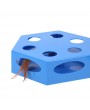 Rotating Disk Cat Toys with Rotating Teaser Electric Cat Toy Low Noise Cat Scratching Board