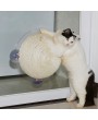Half Ball Cat Scratcher Sisal Scratching Domed Ball with Window Suckers