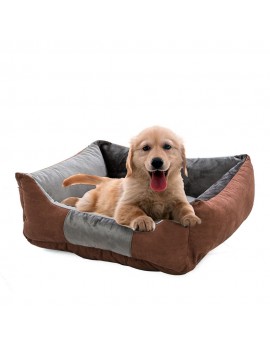 Pet Dog Bed Pet Sofa Dog Sleep Couch Cuddler Square Winter Warm Cotton Liner Waterproof Bottom Comfortable Cat Puppy Dog Bed