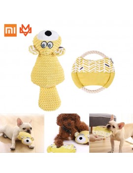 Xiaomi Youpin Dog Toys Pet Dog Voice Toy Interactive Toys Teething Clean For Small And Medium Dog Chewing Pets Supplies Soft Cotton