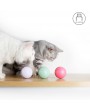 Electric Interactive Cat Toy Ball Rolling Ball for Kitten Cats Exercise Chase LED Light  USB Rechargeable Steering Automatically