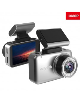 Anytek 2.35in 1080P Car DVR Camera Dual Dash Cam WiFi WDR GPS 135° Wide Angle Video Driving Recorder Parking Monitor