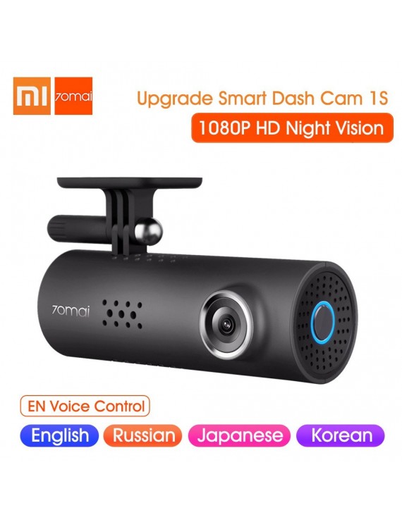 Xiaomi 70mai Smart Dash Cam 1S Car DVR 1080P HD Night Vision Voice Control(Global Version)
