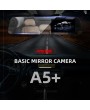 Anytek A5+ 4.5 inch Full HD IPS Screen Car DVR Camera Vehicle Dash Cam Front and Rearview Mirror