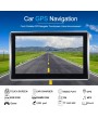 Car Navigation 7-inch Portable Navigator Touchscreen Voice Announcement ROM256M RAM8G Built-in Australia Maps