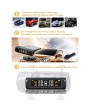 Car TPMS Tire Pressure Monitoring System Solar Charging HD Digital LCD Display Auto Alarm System Wireless With 4 Sensor