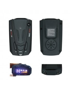 Car Radar Detector 360 Degree 16 Band LED Display Anti Police Radar Detector Speed Voice Alert Warning Russia/English Version